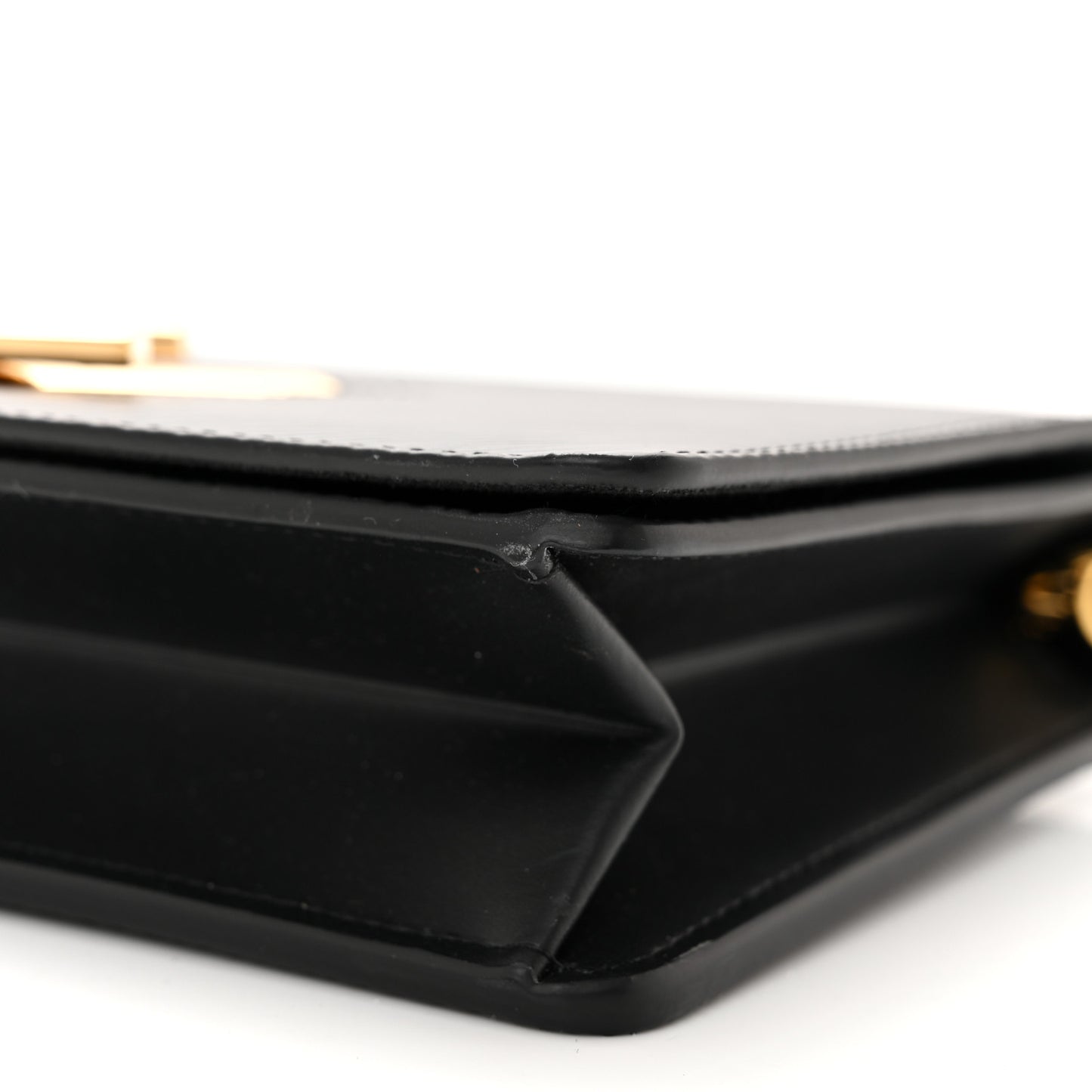 Epi Twist Belt Chain Wallet Black