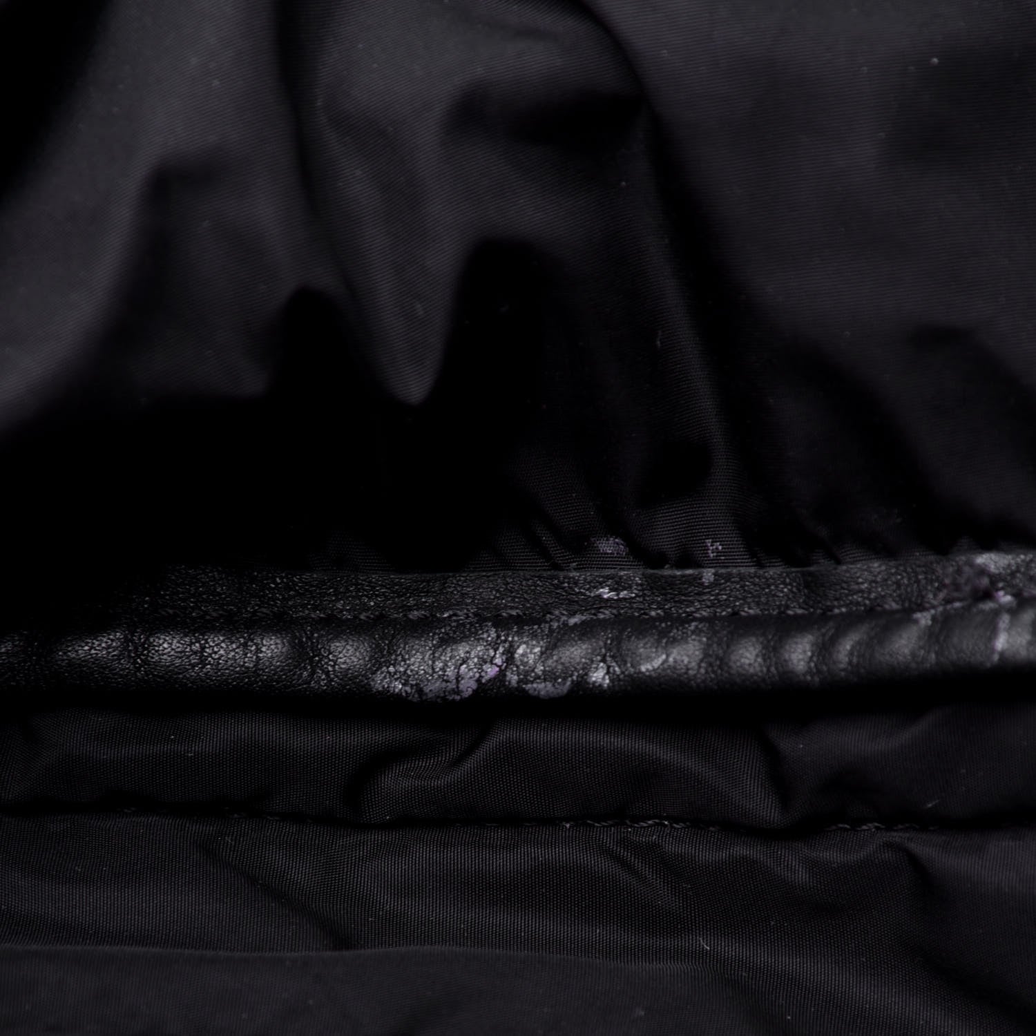 Chanel Nylon Tweed Print Jumbo Flap Black 12 of 12