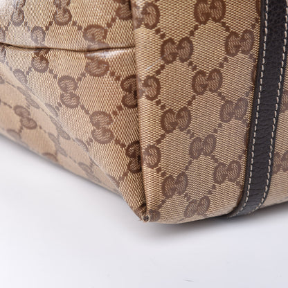 Gucci Crystal Monogram Medium Joy Tote Beige Ebony Testa di Moro 29 of 29