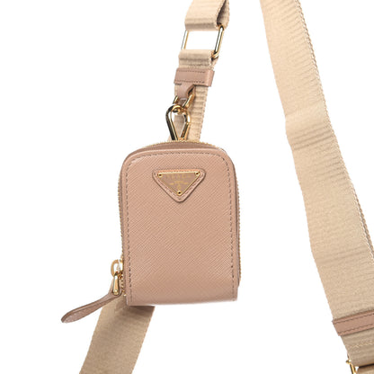 Prada Saffiano Re-Edition 2005 Shoulder Bag Cammeo Beige 10 of 10