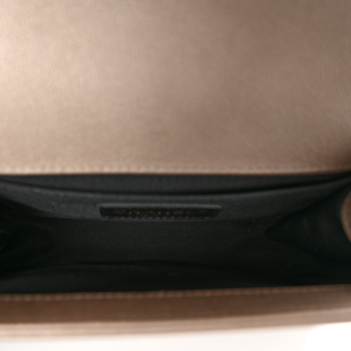 Metallic Lambskin Small Scaled Boy Flap Gold