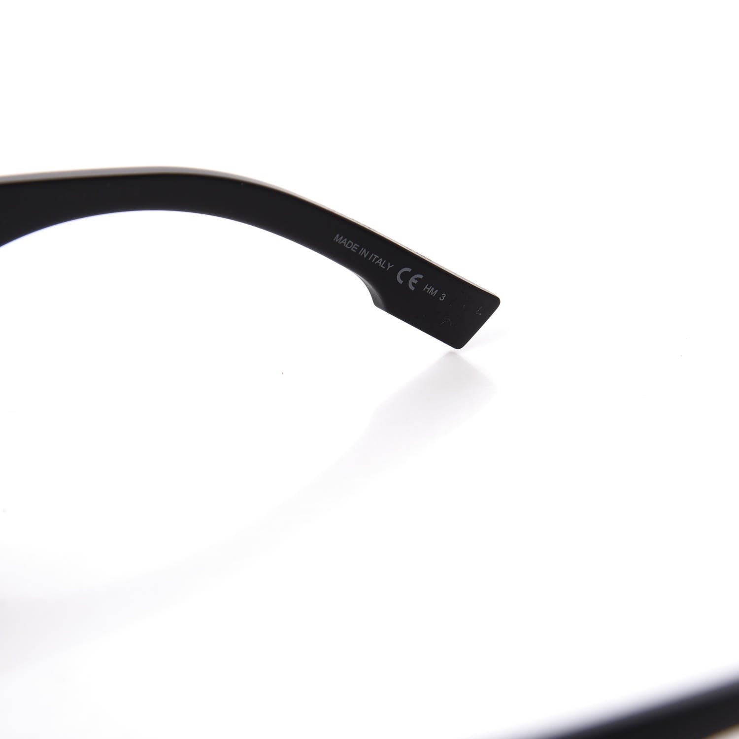Christian Dior Acetate Square DiorID1 Sunglasses Black 7 of 11