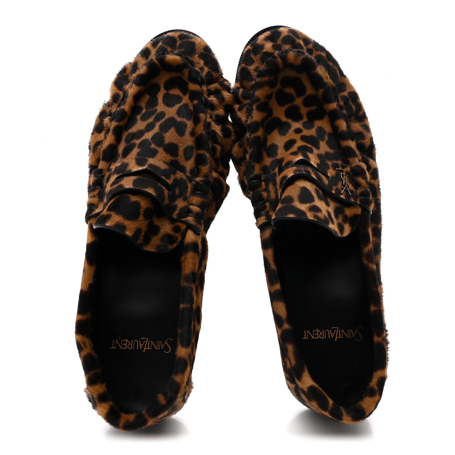 Saint Laurent Ponyhair Le Loafer Supple 38.5 Naturale 2 of 9