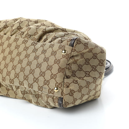Gucci Monogram Large D Ring Hobo Dark Brown 7 of 10