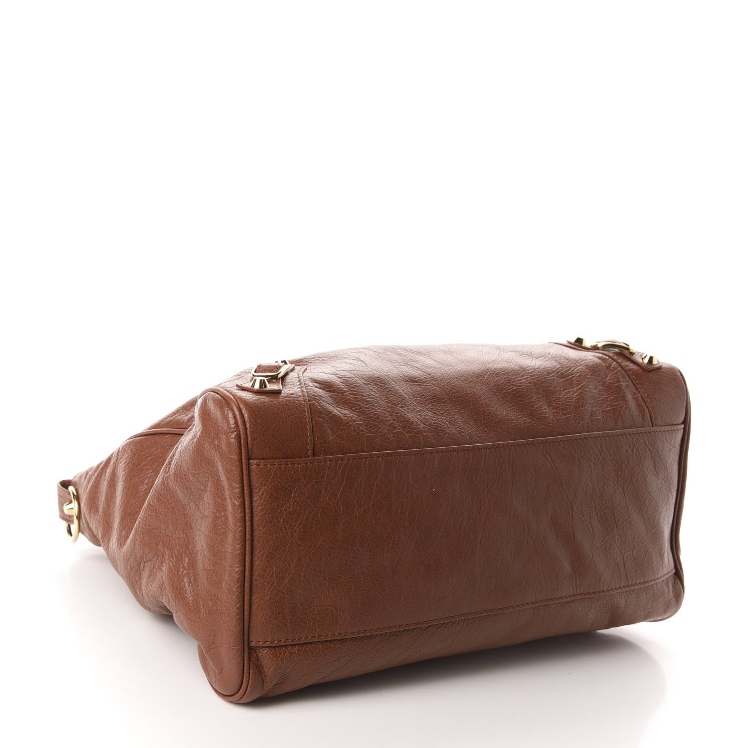 Balenciaga Agneau Classic Gold Hardware Velo Marron Cognac 4 of 11