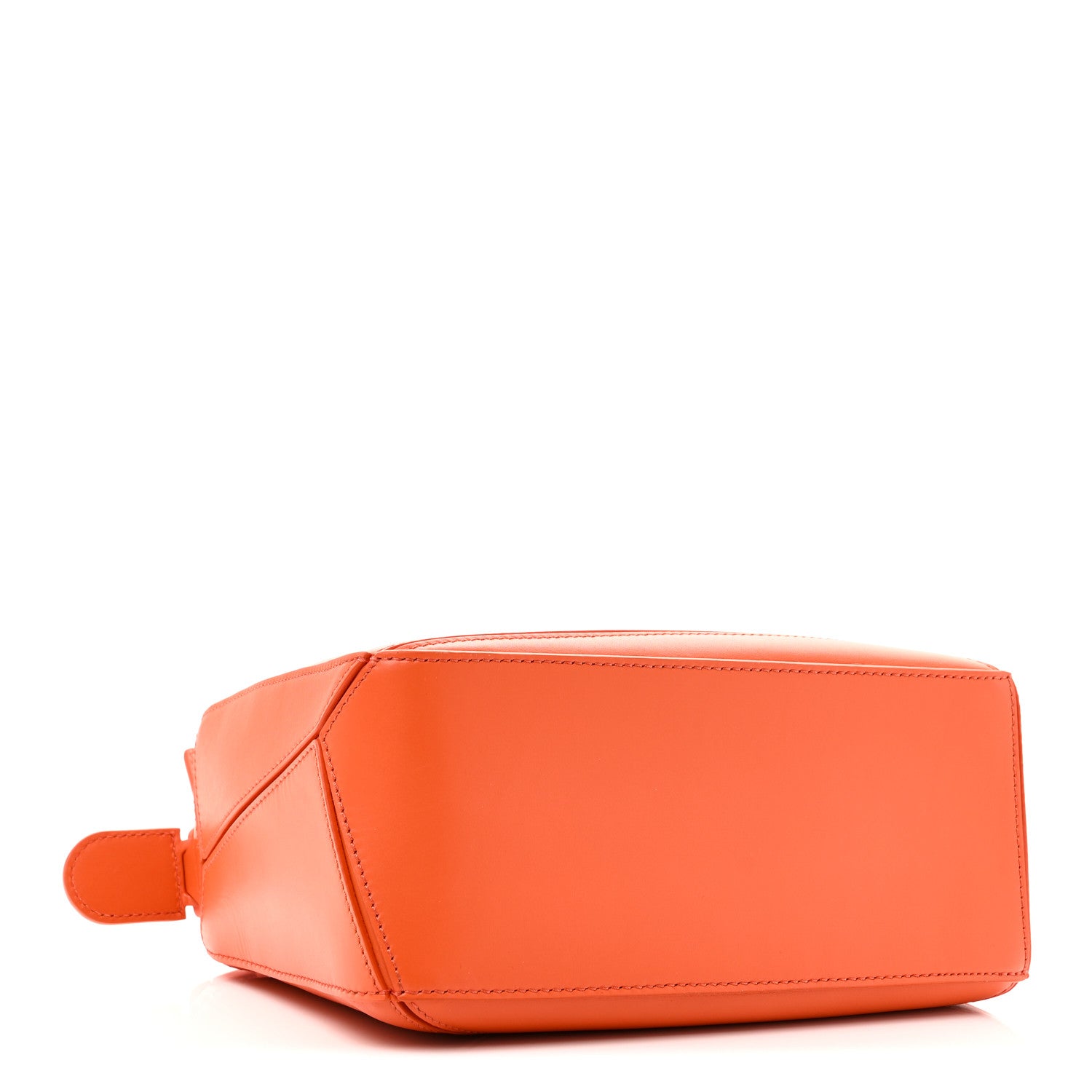 Loewe Satin Calfskin Small Puzzle Bag Orange 4 of 9