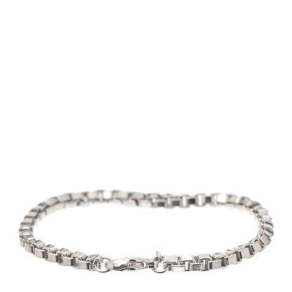 Tiffany Sterling Silver 4mm Venetian Link Bracelet 3 of 7