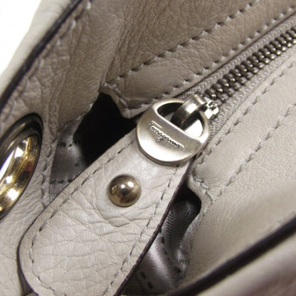 FASHIONPHILE SALVATOREFERRAGAMOLeatherStitchedSatchelIvory 7 of 10