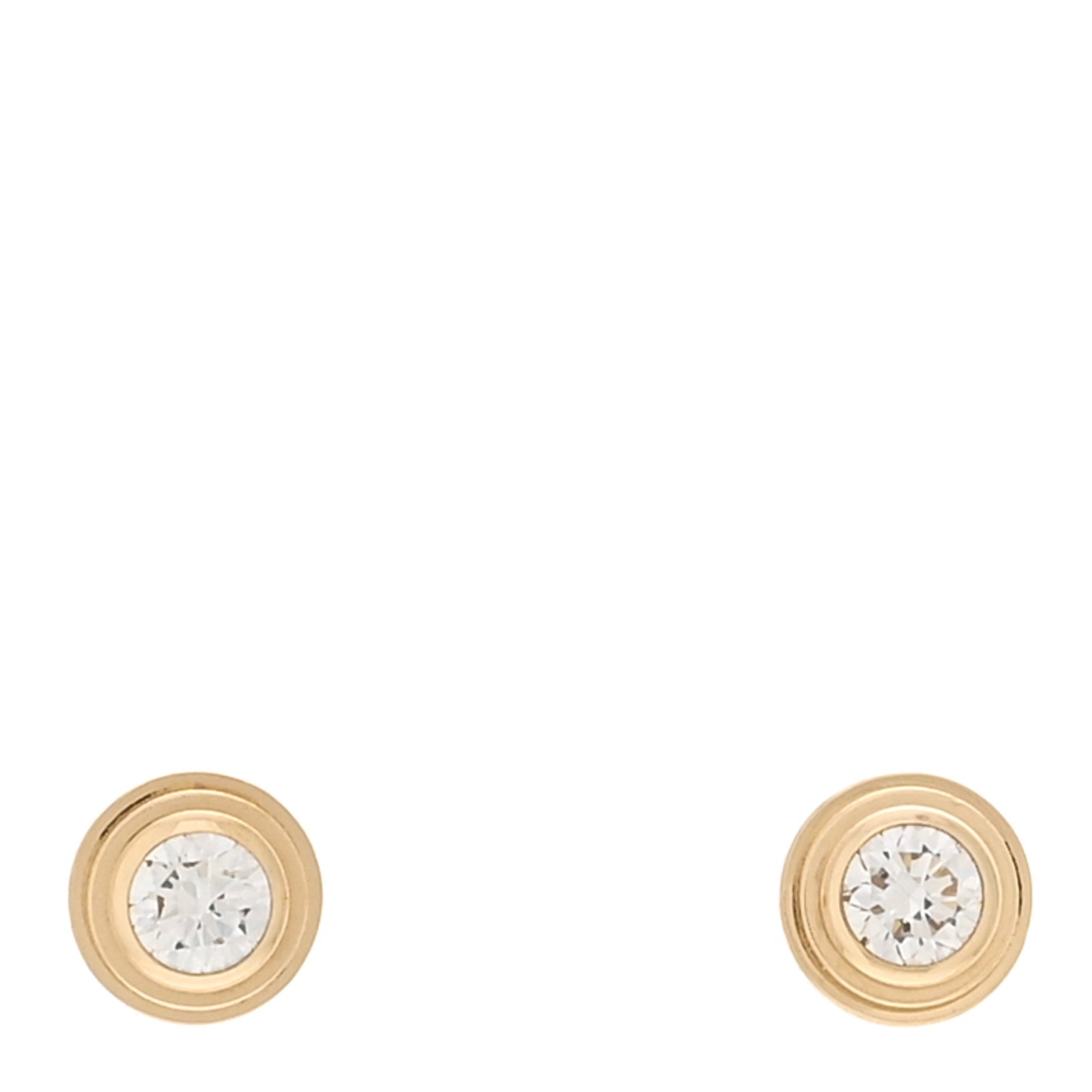 18K Yellow Gold Diamond XS D'Amour Earrings