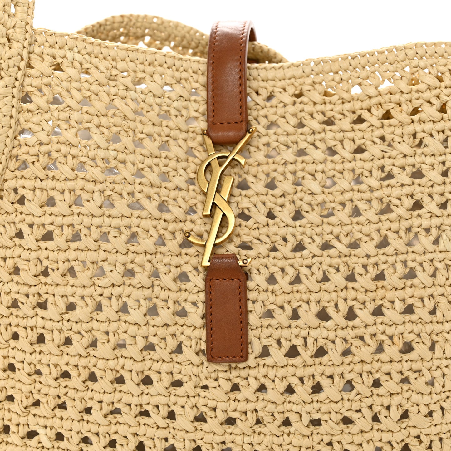Raffia Monogram Hobo Naturale