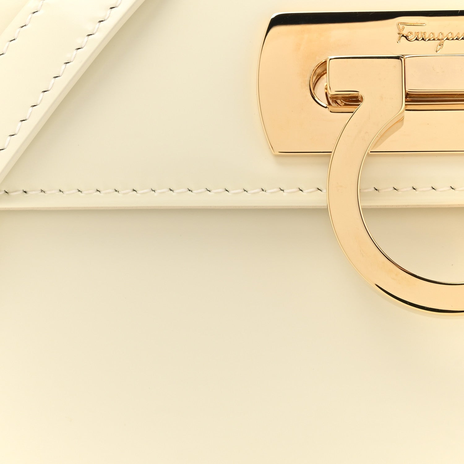 Salvatore Ferragamo Brushed Off Calfskin Small Iconic Top Handle Bag Magnolia 8 of 10