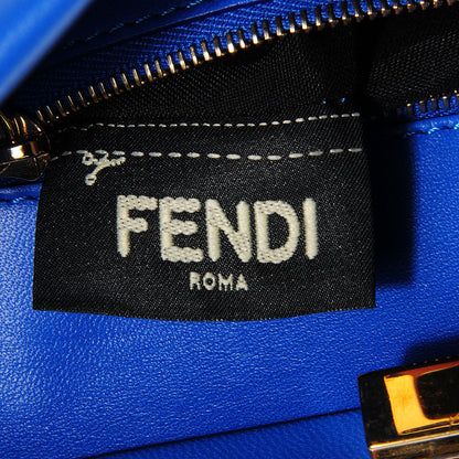 Fendi Nappa Mini Peekaboo Iconic Satchel Bleuette 9 of 10