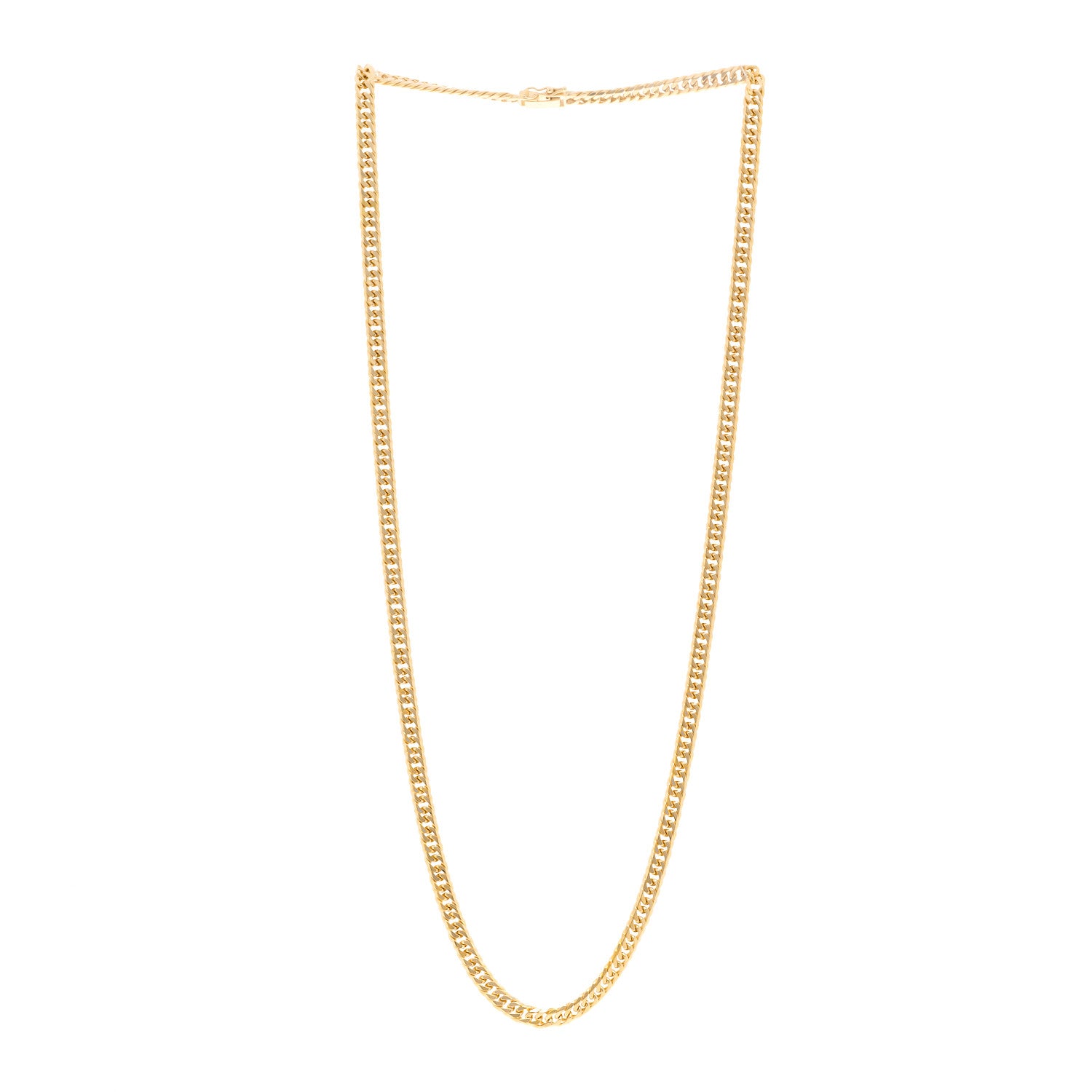 Parker & West by FASHIONPHILE 18K Yellow Gold Curb Chain Necklace 23.75" 3 of 6