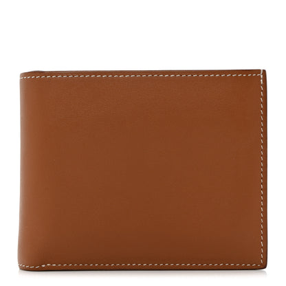 Hermes Swift Citizen Twill Compact Wallet Gold 1 of 9