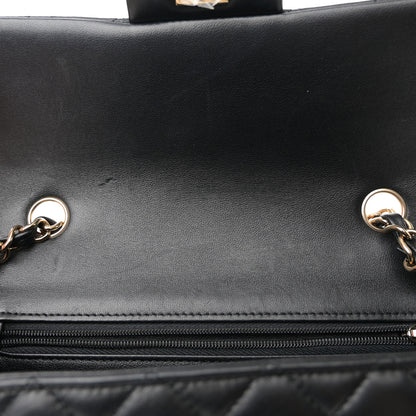 Chanel Lambskin Quilted Mini Rectangular Flap Black 11 of 12