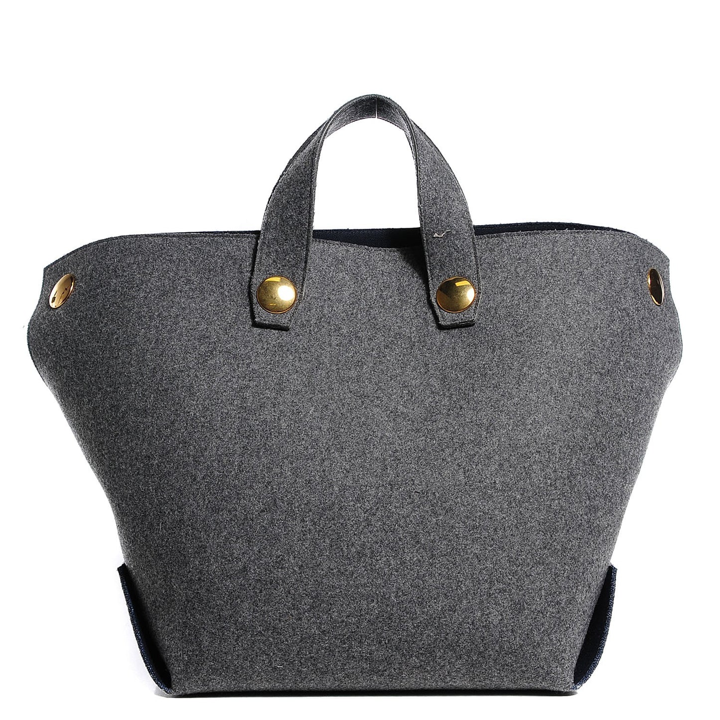 Wool Felt Orb Bag Grey