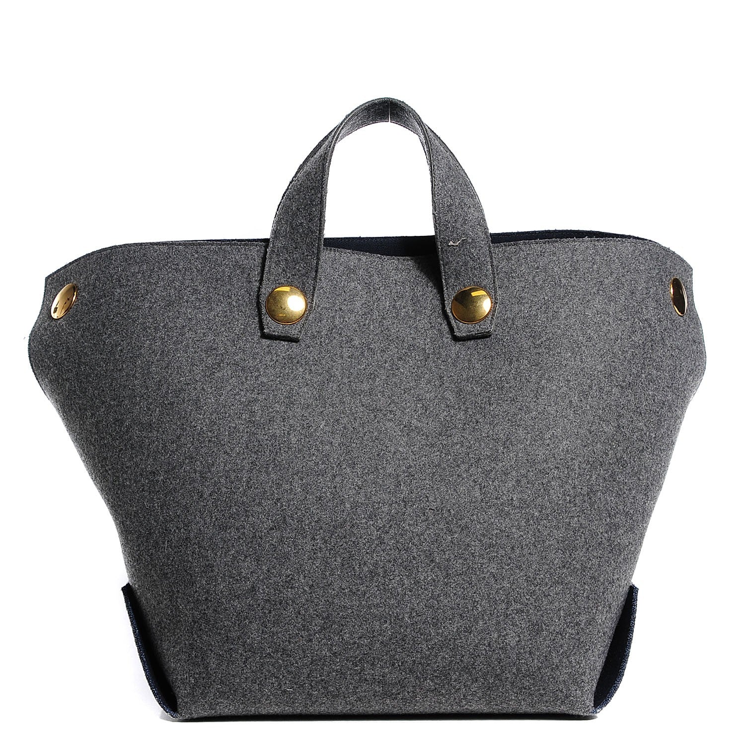 Celine Wool Felt Orb Bag Grey 1 of 7