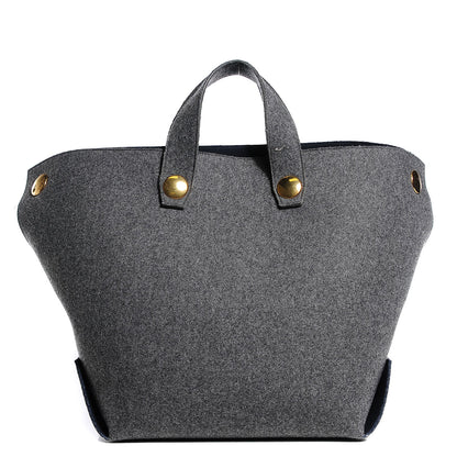Celine Wool Felt Orb Bag Grey 1 of 7