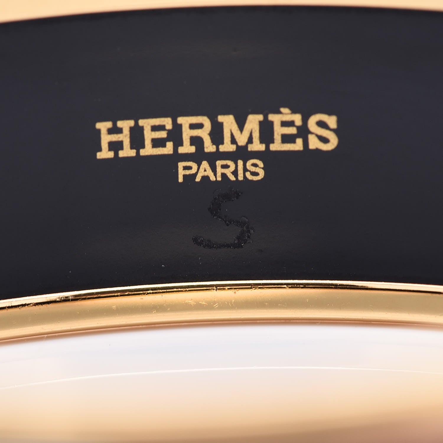 Hermes Enamel Printed Bracelet 65 3 of 4