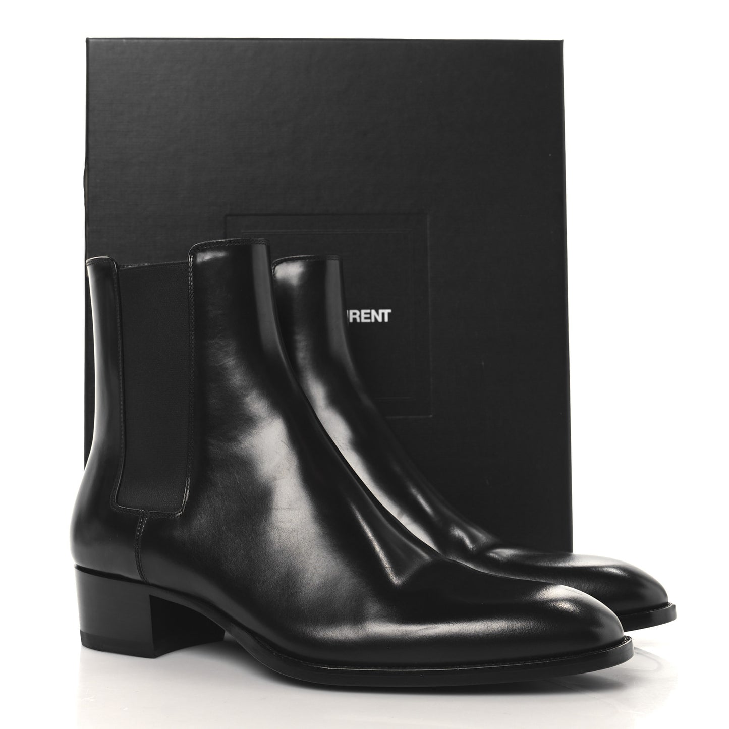 Calfskin Mens Wyatt 40 Chelsea Boots 43 Sparrow Brown