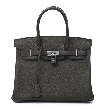 Hermes Togo Birkin 30 Vert De Gris 1 of 11