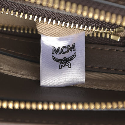 MCM Calfskin Ottomar Essential Crossbody Bag Brown 7 of 12