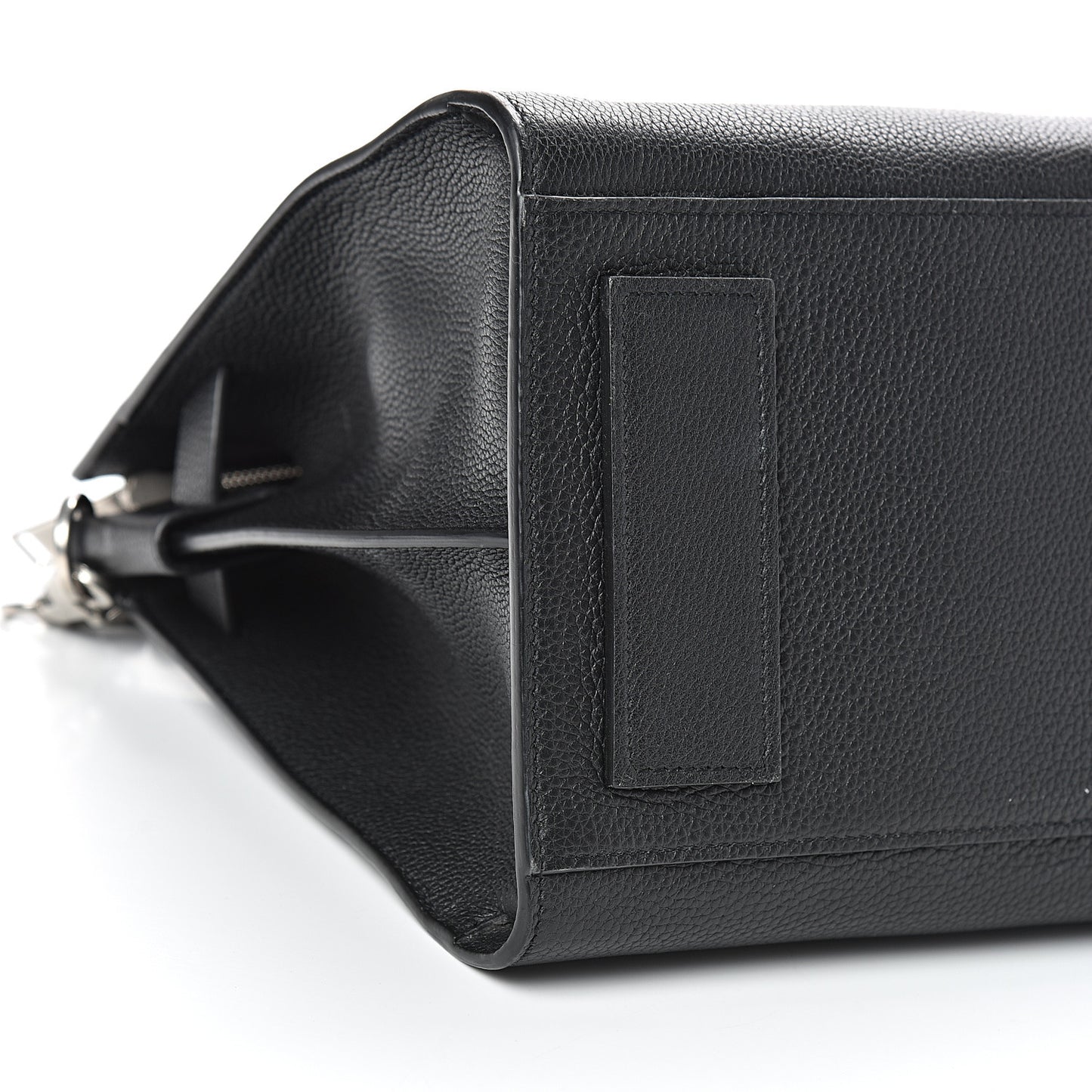 Grained Calfskin Small Supple Sac De Jour Duffle Black