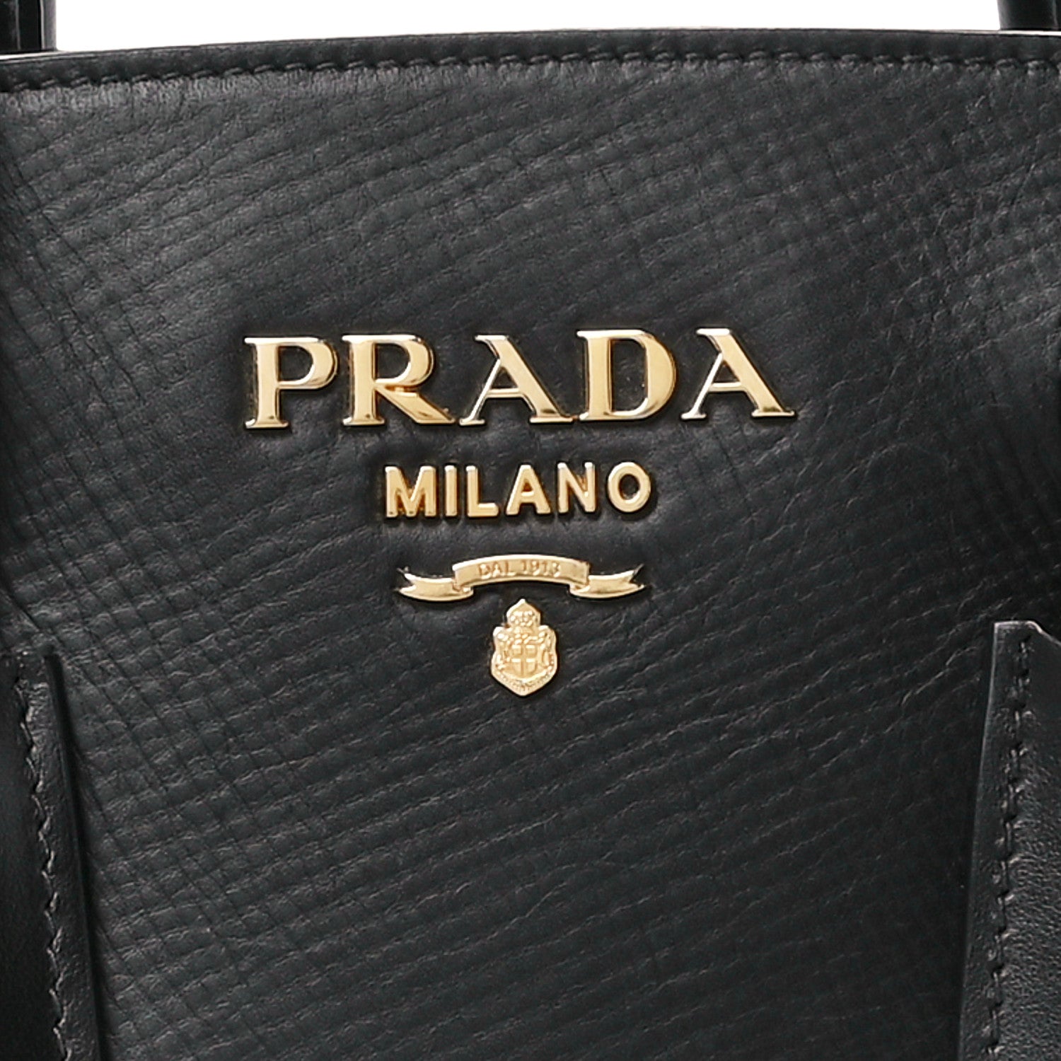 Prada Vitello Glace Calfskin Twin Pocket Tote Black 8 of 11