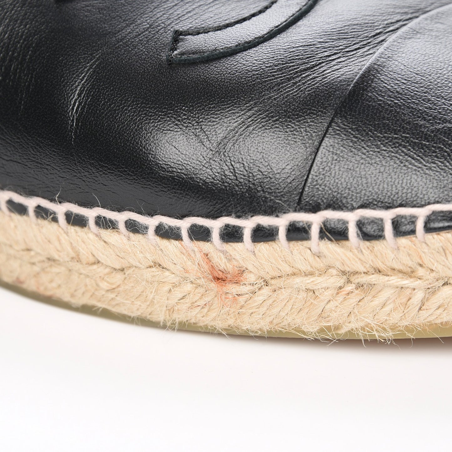Lambskin CC Espadrilles 42 Black