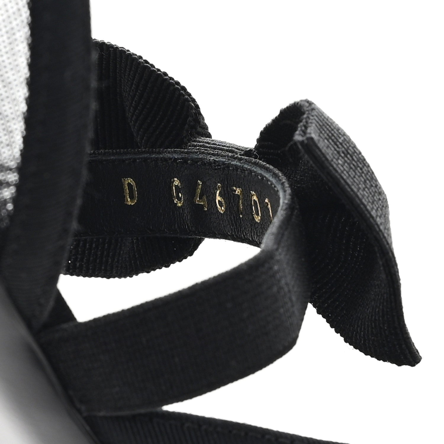 Chanel Mesh Grosgrain Mary Janes Flats 37 Black 9 of 10