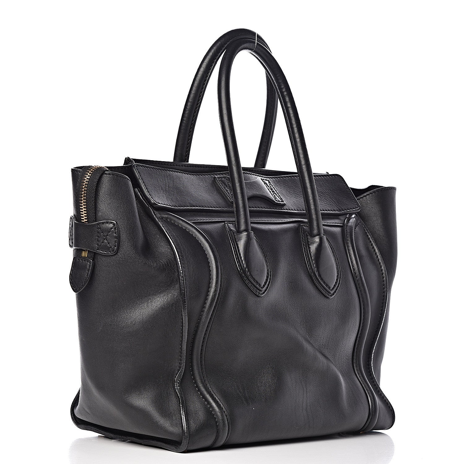 Celine Smooth Calfskin Mini Luggage Black 3 of 25