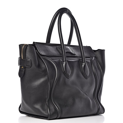 Celine Smooth Calfskin Mini Luggage Black 3 of 25