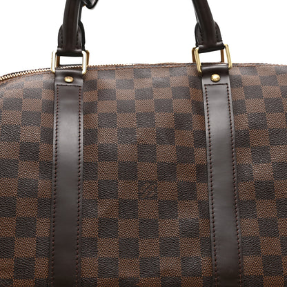 Louis Vuitton Damier Ebene Keepall Bandouliere 55 7 of 9