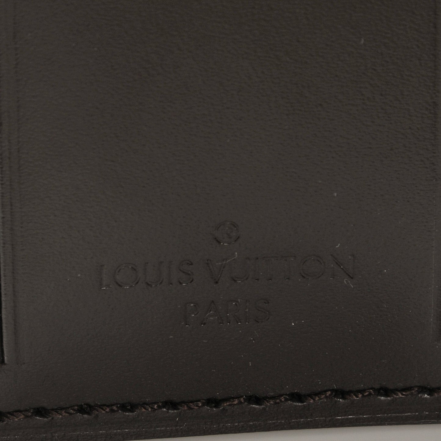 Calfskin Luggage Tag Ebene