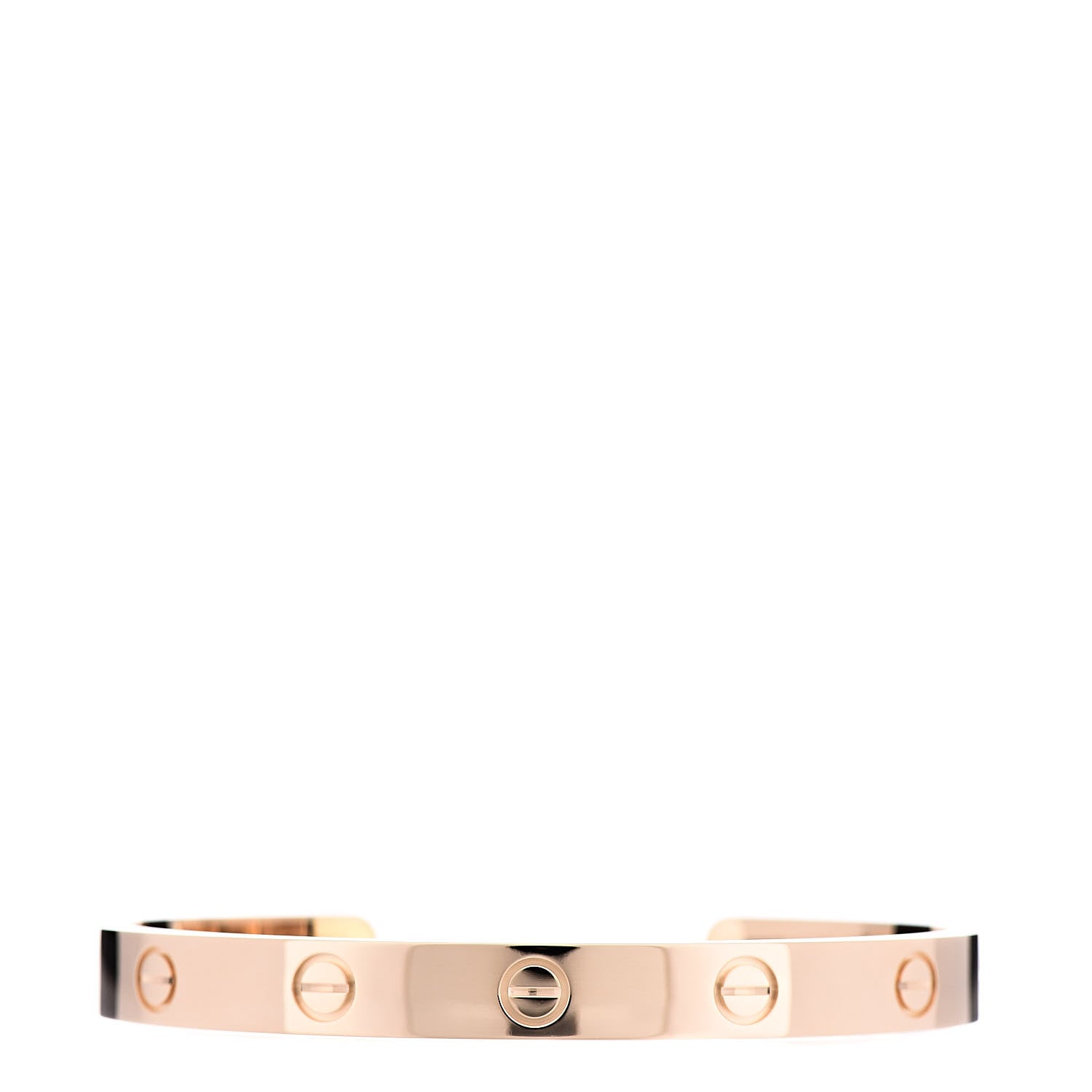 Cartier 18K Yellow Gold LOVE Cuff Bracelet 17 1 of 6