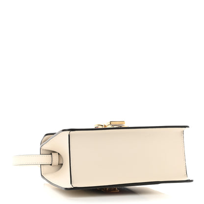 Gucci Calfskin Mini Sylvie Top Handle Bag White 4 of 11
