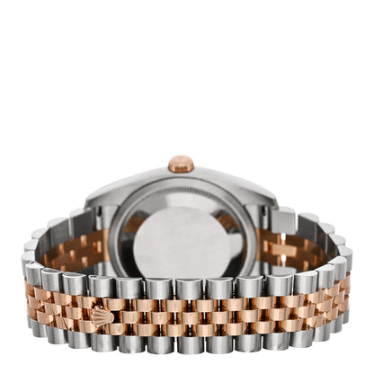 Rolex Stainless Steel 18K Everose Gold Diamond 36mm Oyster Perpetual Datejust Watch Pink 116231 3 of 4