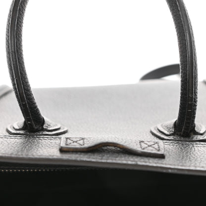 Celine Drummed Calfskin Nano Luggage Black 15 of 18