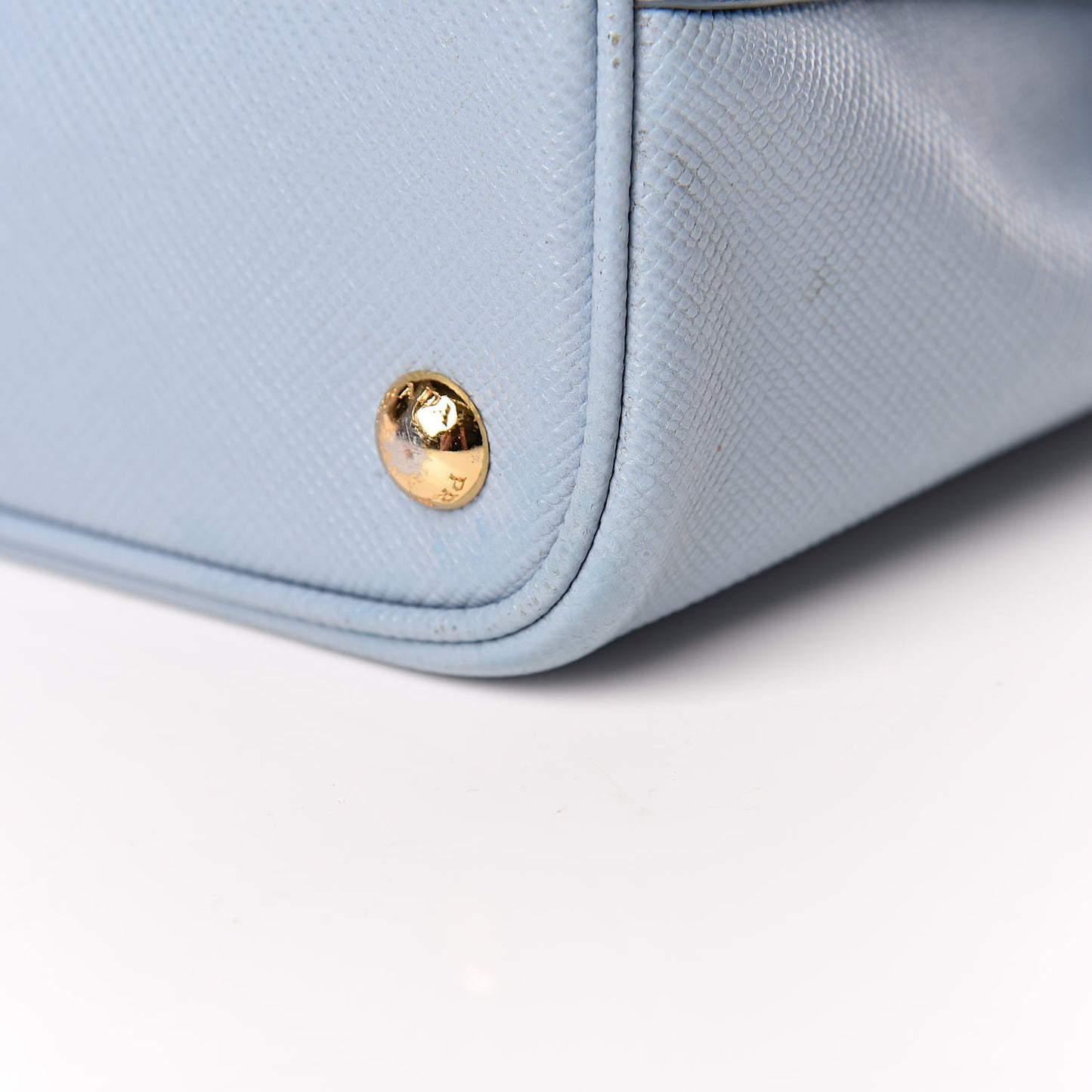 Saffiano Cuir Small Double Bag Astrale Giada Multicolor