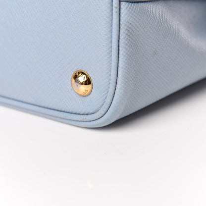 Prada Saffiano Cuir Small Double Bag Astrale Giada Multicolor 20 of 24