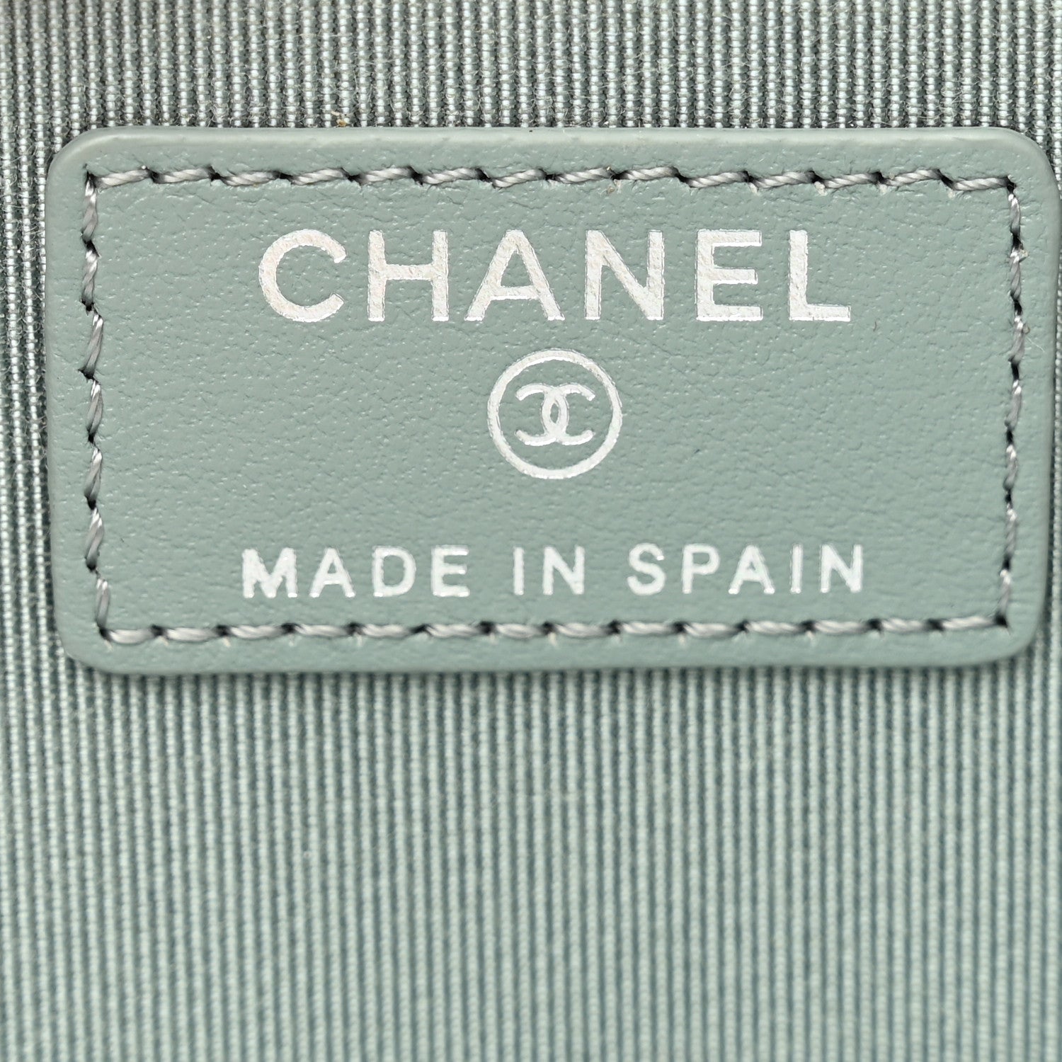 Chanel Caviar Quilted Zipped Key Holder Case Blue 6 of 7