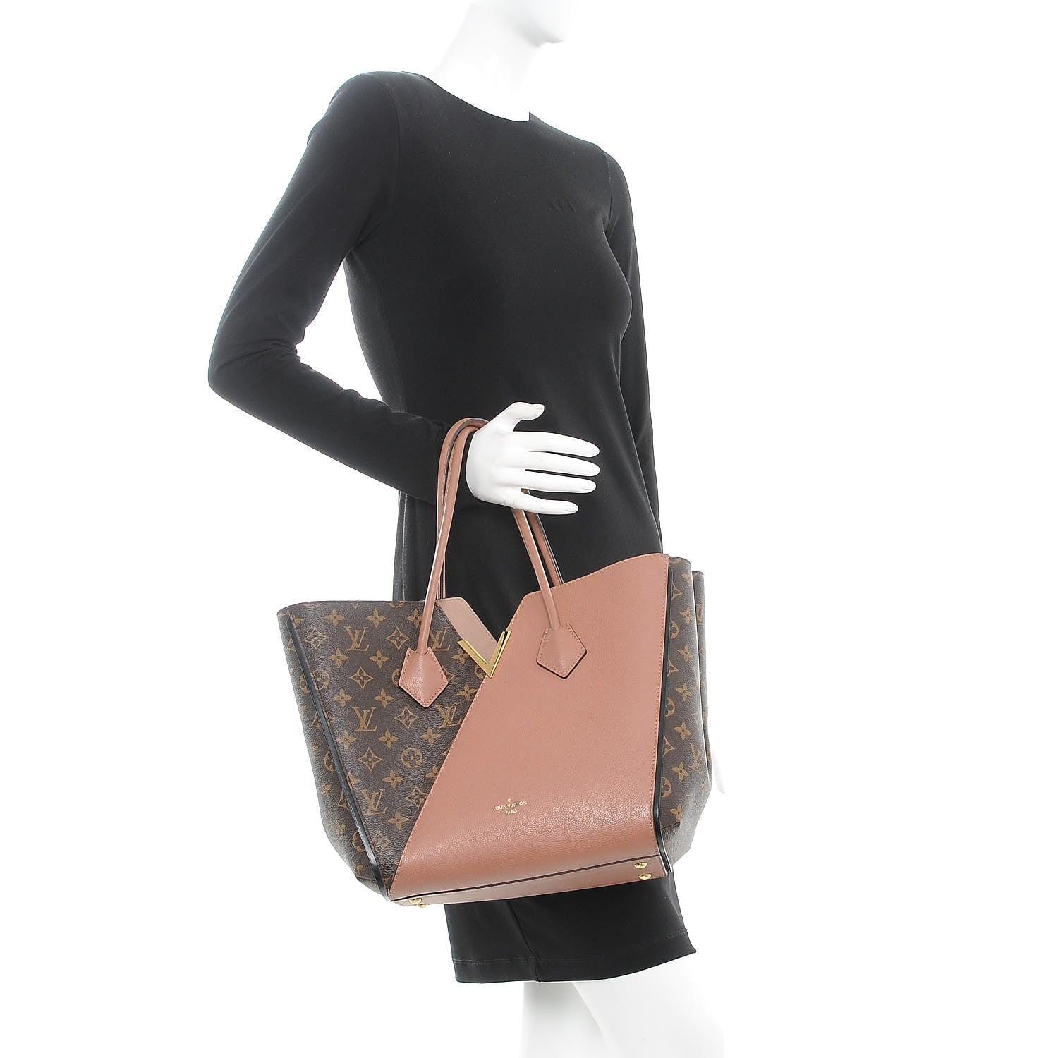 Louis Vuitton Calfskin Monogram Kimono Tote Bois de Rose 2 of 8