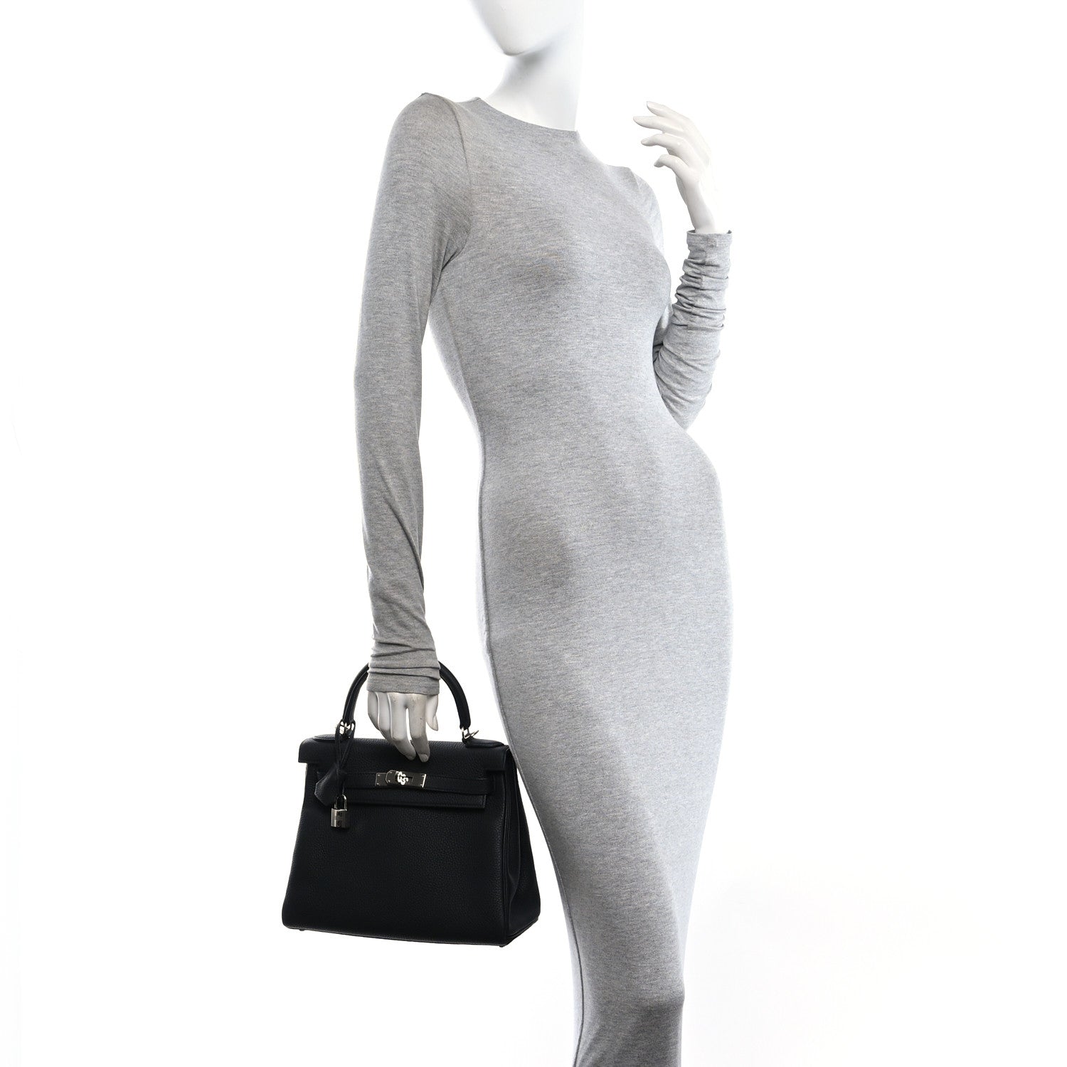Hermes Togo Kelly Retourne 28 Black 2 of 10
