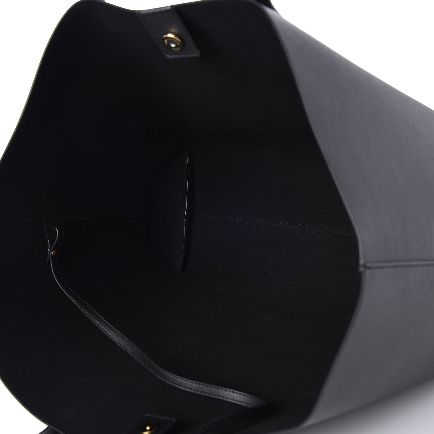 Calfskin Large Shopping Tote Black