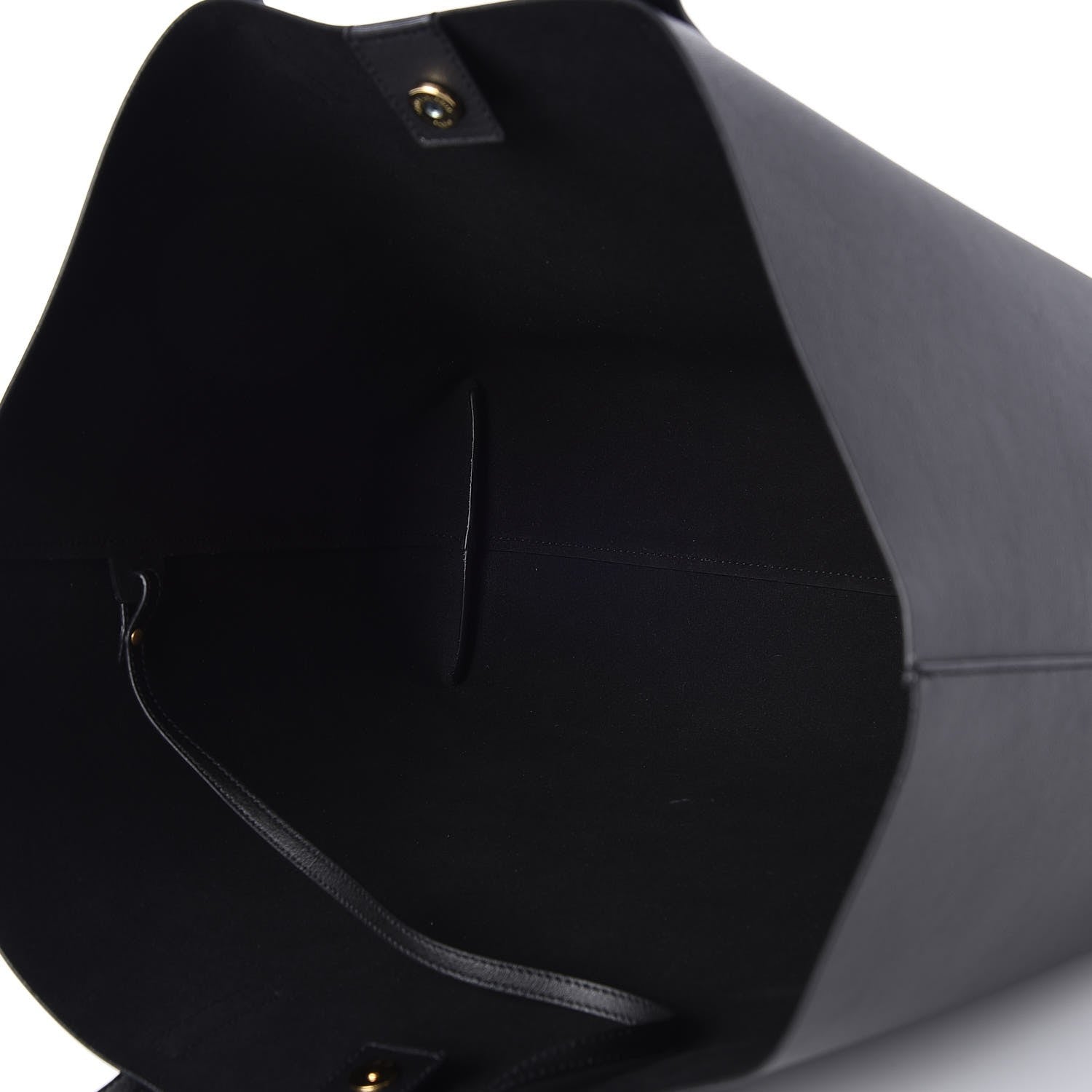 Saint Laurent Calfskin Large Shopping Tote Black 6 of 9