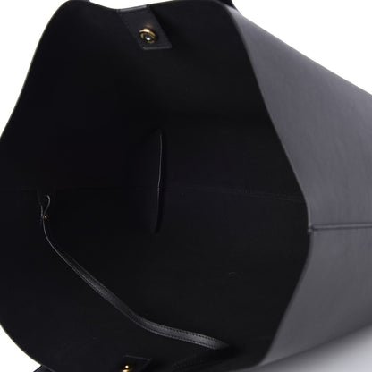 Saint Laurent Calfskin Large Shopping Tote Black 6 of 9