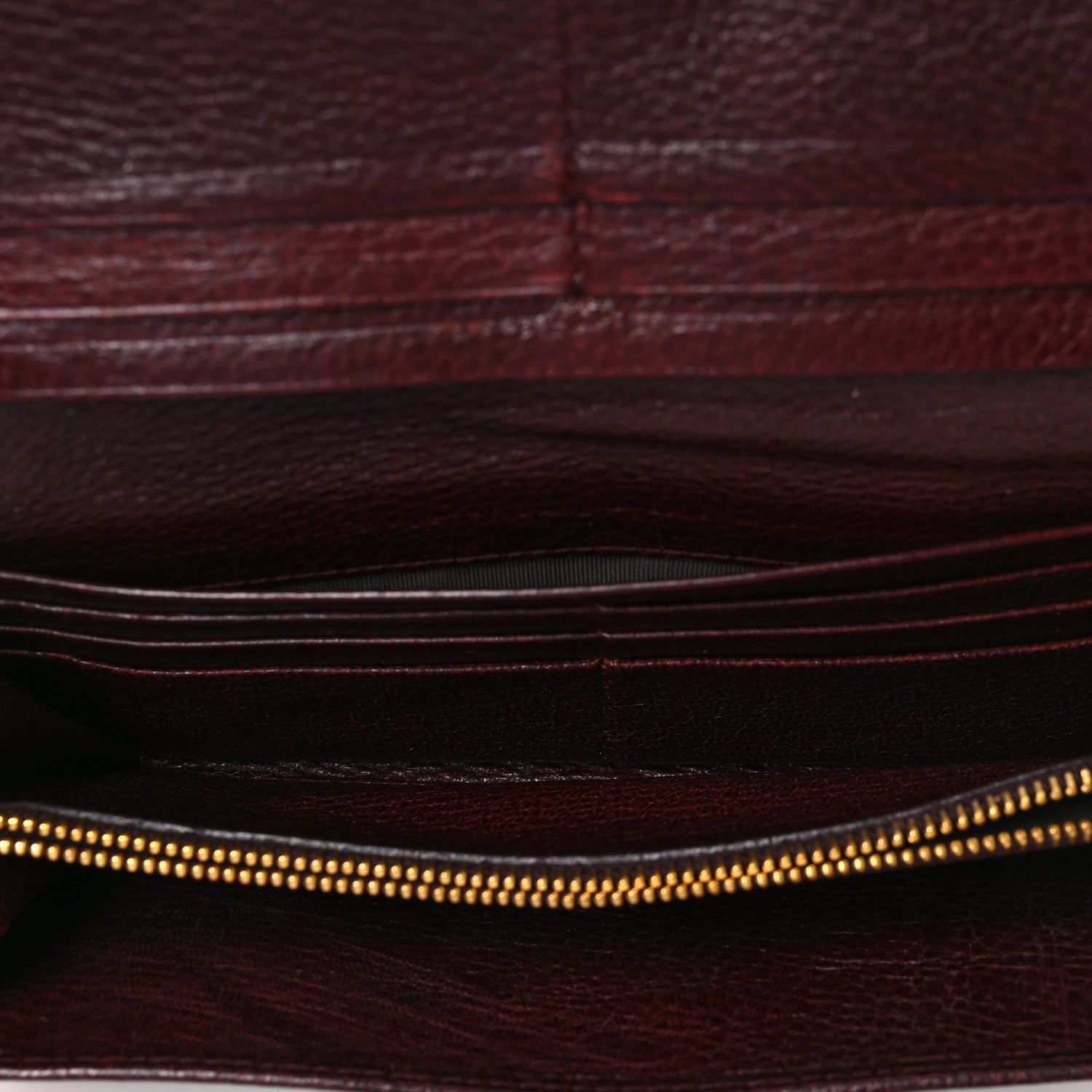 Prada Vitello Daino Continental Flap Wallet Amaranto 5 of 7