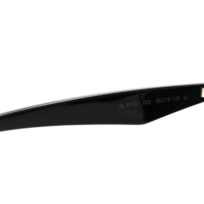 Saint Laurent New Wave SLM103 Kate Cat Eye Sunglasses Black 7 of 8