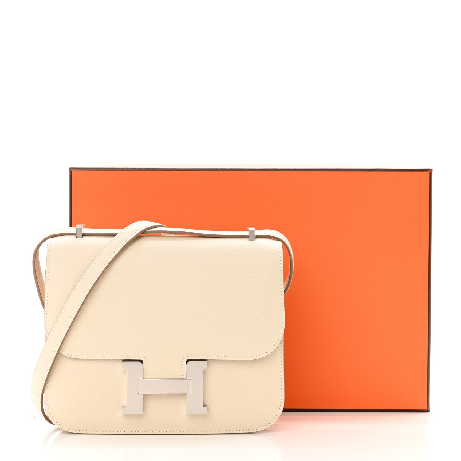 Hermes Epsom Constance 18 Craie 16 of 16