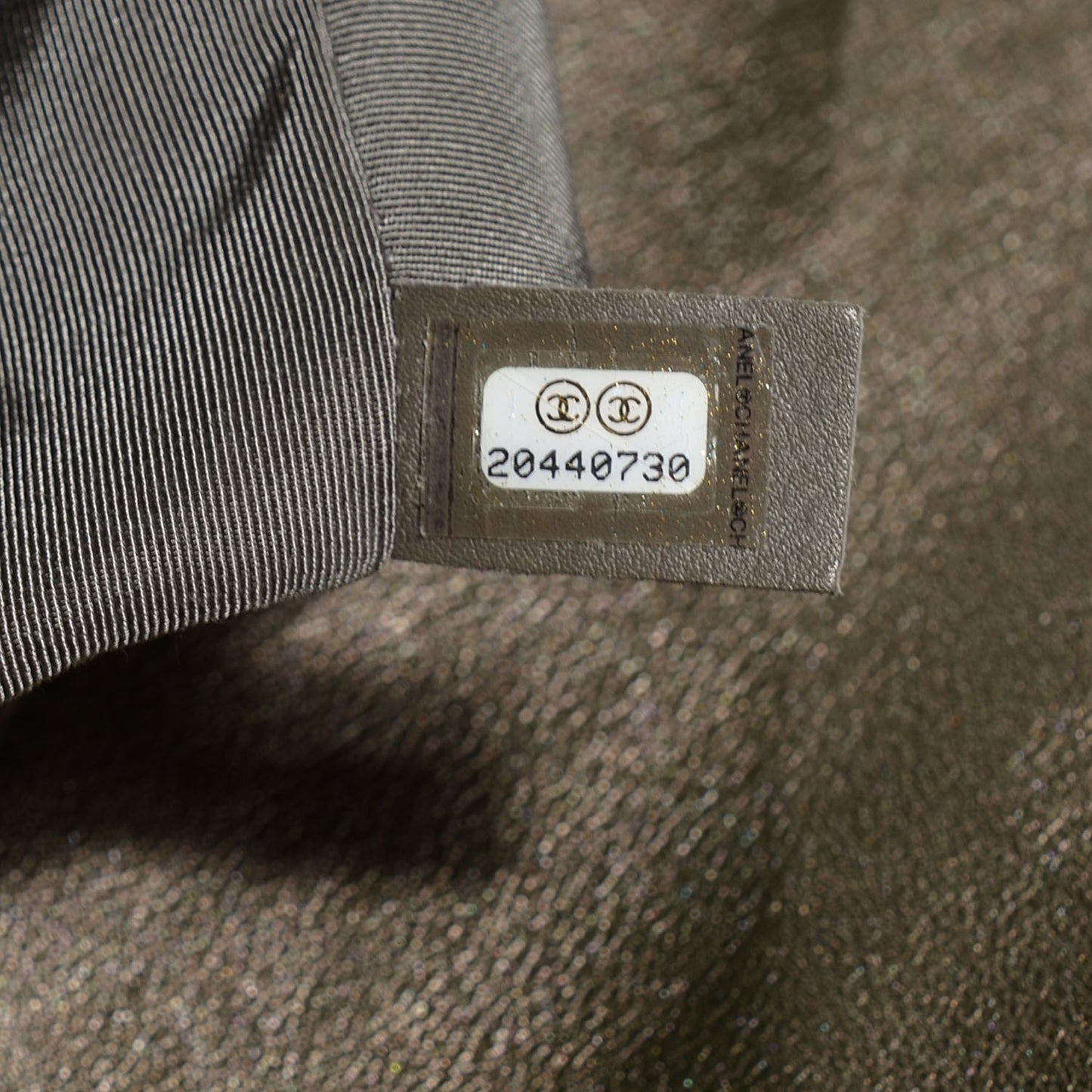 Metallic Lambskin Perforated New Medium Boy Flap Silver